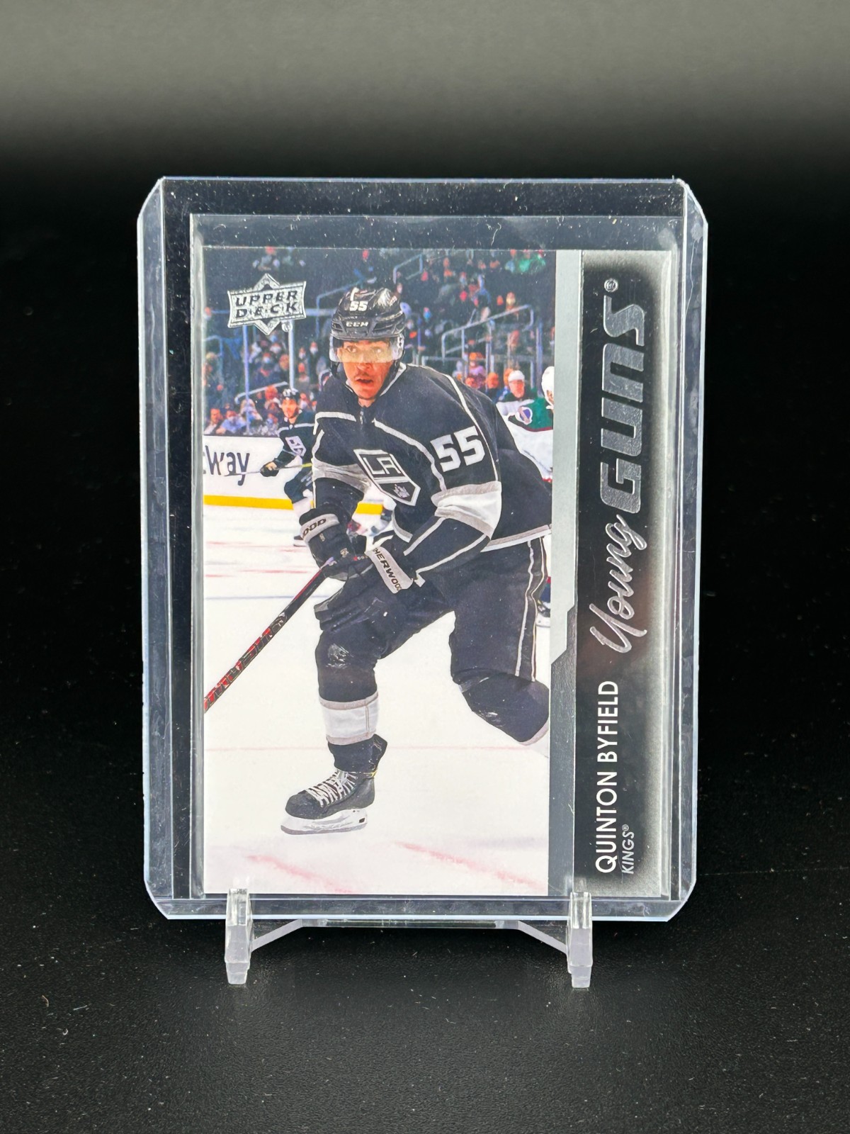 2021-22 UPPER DECK #488 QUINTON BYFIELD YOUNG GUNS ROOKIE LA KINGS