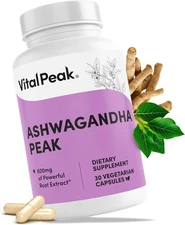 Ashwagandha 600 mg - Pure Supplement for Men & Women - Herbal Root Extract Ta...