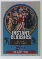 2021 Panini Classics Instant Classics Silver Joe Montana #IC-12 HOF 0b8m
