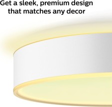 Philips Hue Enrave White Ambiance Smart Ceiling Light Medium White Blue New