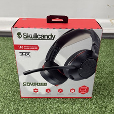 Skullcandy Crusher PLYR 720 Over-Ear Wireless Bluetooth Gaming Headset Black/Red