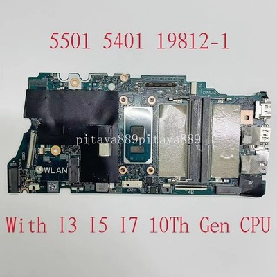 19812-1 for Dell Vostro 14 5401 15 5501 Motherboard I3 I5 I7 10Th Gen CPU GPU 2G