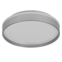 Led Deckenleuchte Metall Silber Osram 3000K Ø30Cm BüRo Deckenlampe Schlafzimmer