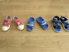 Boys Summer Trainers, Sandals, Clogs Bundle Infant Size 11 Uk