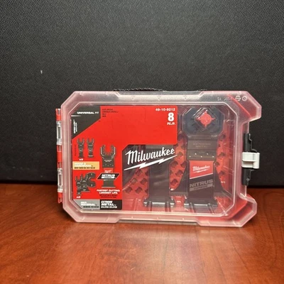 Milwaukee 8 Piece Open-Lok Anchor Universal Multi-Tool Blade Kit 49-10-9212 New - Image 1 of 2