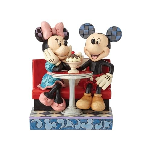 Enesco Disney Traditions by Jim Shore Mickey and Minnie Mouse Soda
