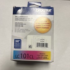 Brother LC101CL Magenta Cyan And Yellow 3 Color Ink Cartridges Exp 05/26