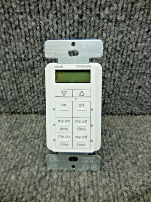 Intertek 5023165 My Touch Smart Indoor In Wall Digital Timer 26893