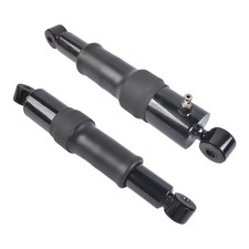 Pair Rear Steel Air Ride Shocks Suspension For Harley-Davidson Touring 1980-2023