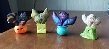 Vintage Smooshees Hallmark 1989 Goblin Ghost Cat And Bat