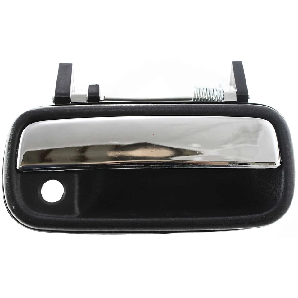 Exterior Door Handle For 1989-1995 Toyota Pickup Front Extended Cab Black Chrome - Image 3 of 4