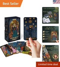 Tarot Cards, 78-Card Deck, Tarot for Beginners  Experts with Guide Boo