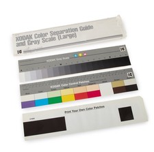 Kodak Color Separation Guides and Gray Scale 14" Large-Vintage-Great Condition!
