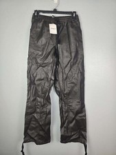 NWT FOREVER 21 Size XS Women's Black Faux Leather Pants