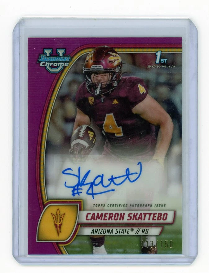 Cameron Skattebo trading card