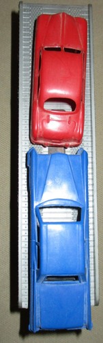 Vintage Marx O/O-27 Southern #51100 Auto Car Carrier Model Train Car w/ 4 Cars - Picture 5 of 9