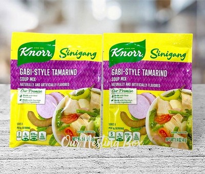 2 Knorr Soup Mix Sinigang Gabi-Style Tamarind 1.4 oz Each