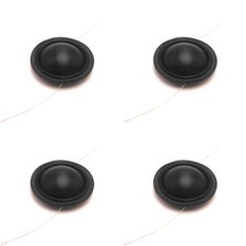 4pcs 25.4mm 25.5mm 1" Black Silk Diaphragm Dome Tweeters Voice Coil 8Ohm