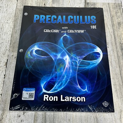 Precalculus, Loose-Leaf Version by Ron Larson (2017, Ringbound/Loose Leaf) NEW