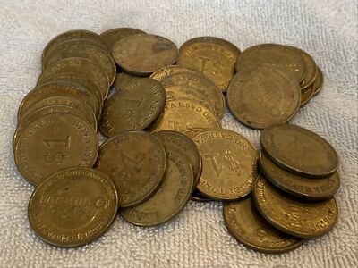 37 My Laundro Max Self Service Laundry Wash Coin Tokens $1 No Cash Value 27mm