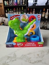 PLAY RIGHT 6-PCS Count & Stack Dino 12M+