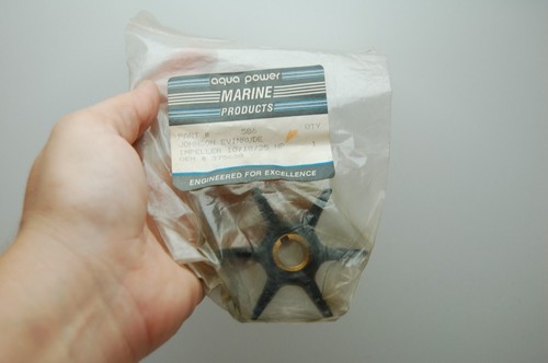 NEW GENUINE AQUA POWER 586 Water Pump Impeller Evinrude 375638