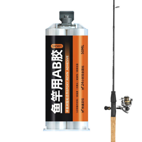 Fishing Rod Epoxy Resin AB Glue DIY Repair Guide Ring Card Seat Tie Ring Glue 50