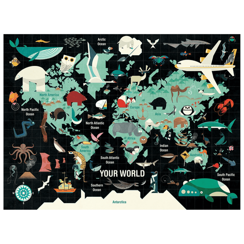 Rompecabezas Your World, 1000 piezas, de Mudpuppy, envío gratuito - Imagen 2 de 3