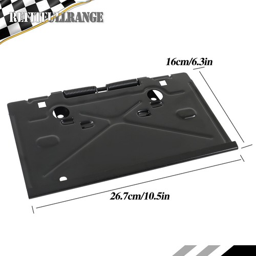 Steel For 1968 1969-1972 Chevrolet License Plate Tag Bracket Rear Black E-coat - Bild 12 von 12