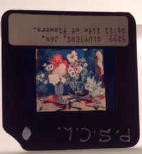 Jan Sluyters "Still Life With Flowers" Dutch Post-impressionism 35mm Art Slide