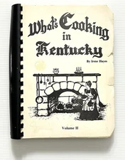 What's Cooking in Kentucky by Irene Hayes Volume II Cookbook SB 1980