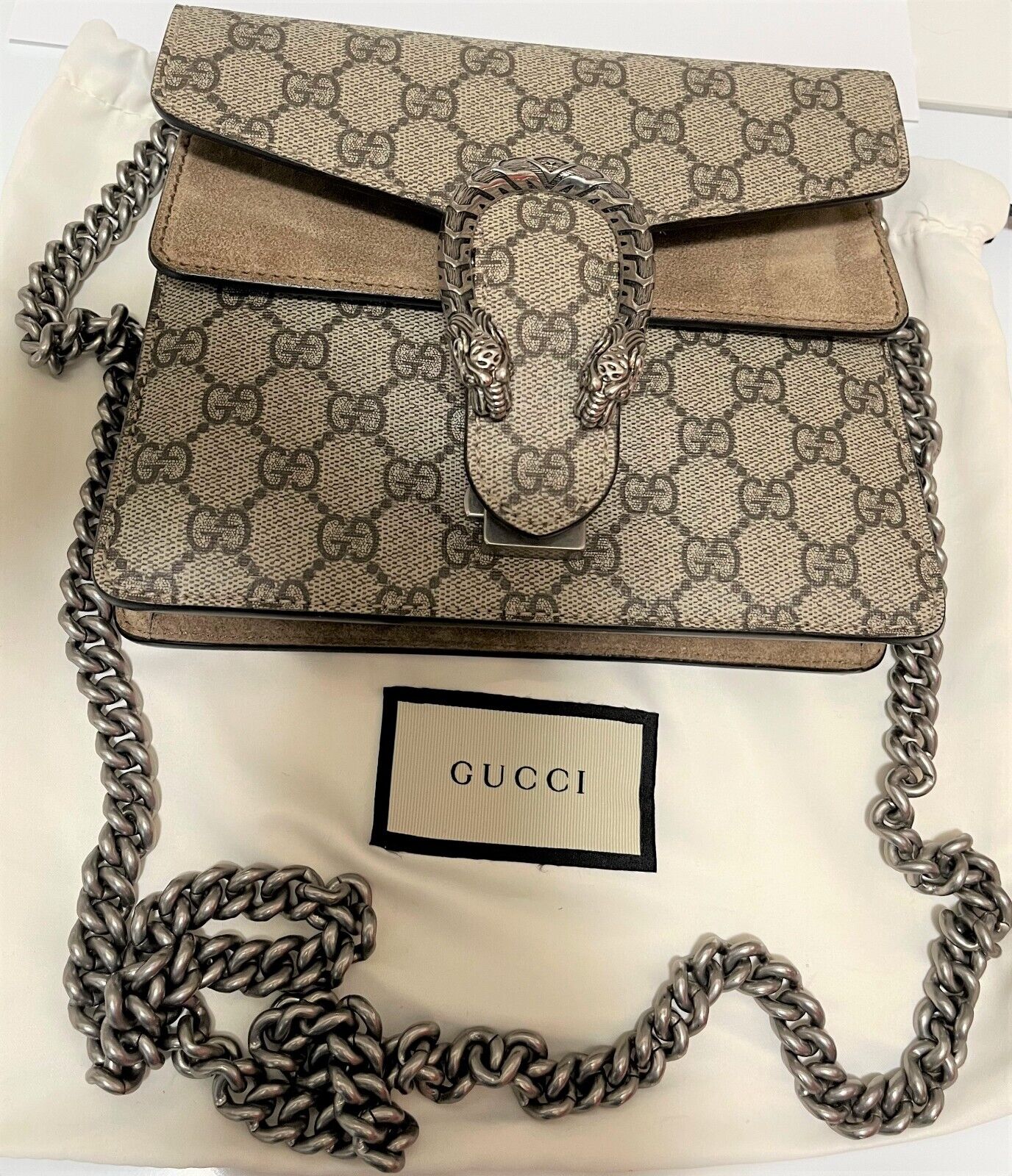 GUCCI DIONYSUS METALLIC SUPER MINI BAG