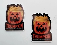 Trump Halloween Charms (hard) For Croc Style Shoes or similar items 2pc