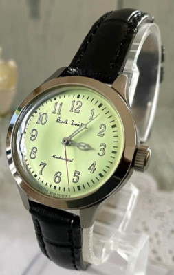 Paul Smith watch Design Manual Winding Green x Silver Women wrist