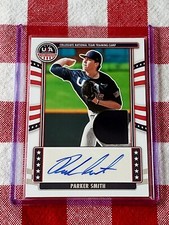 Parker Smith 2024 Panini USA Baseball National Team Patch Auto 008/199 #NTS-PK