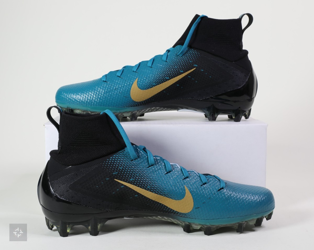 Nike Vapor Untouchable Pro 3 Blue Black Football Cleats Size