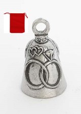 Campana Guardián Boda con BOLSA ROJA se adapta a Harley Motocicleta Paseo Campana Regalo Matrimonio