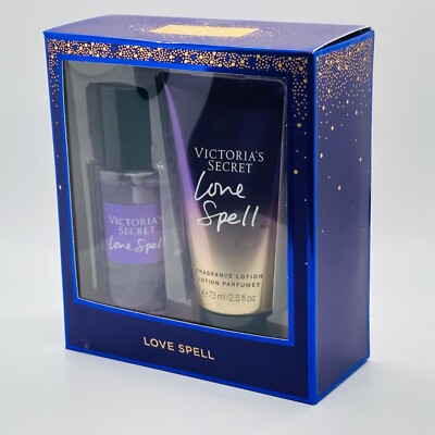 2 Piece Victoria's Secret LOVE SPELL Fragrance Lotion & Body Mist