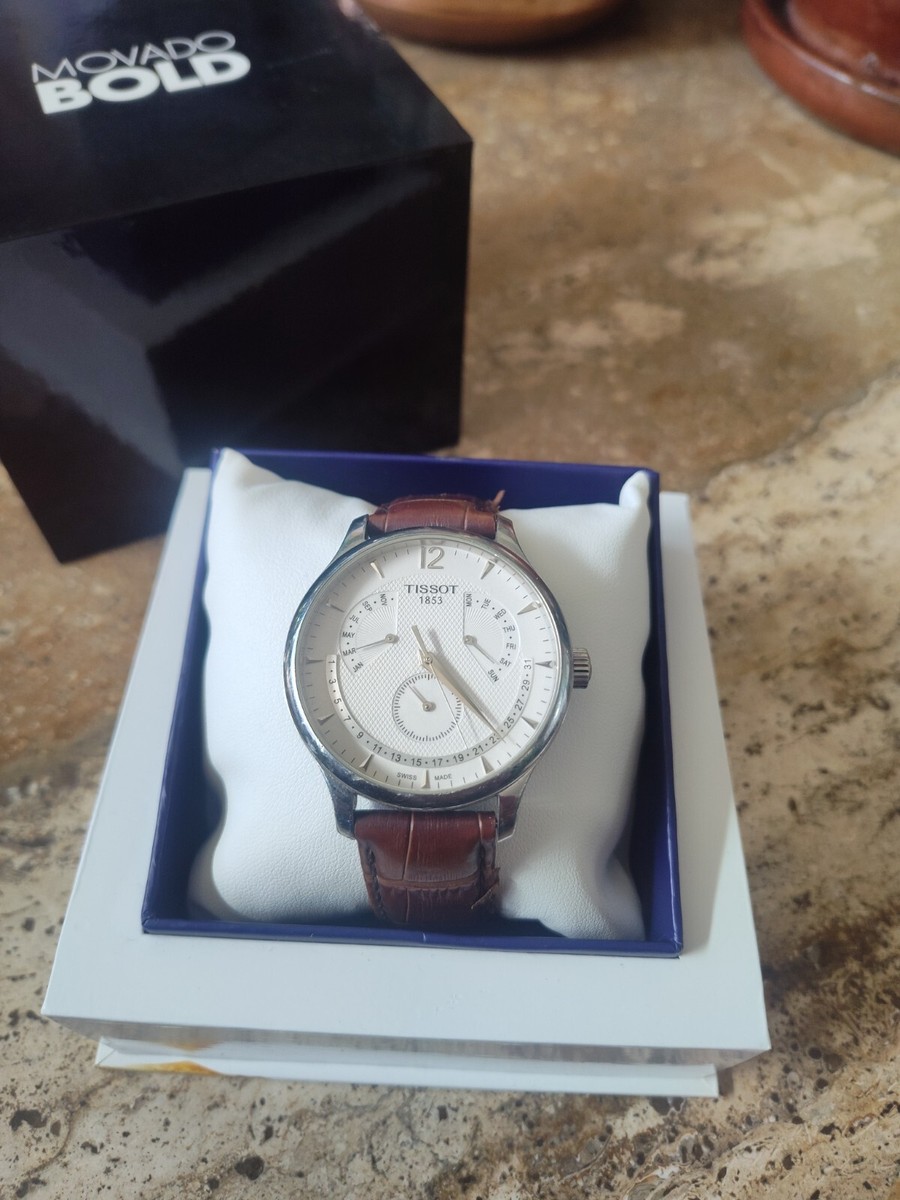 Tissot Perpetual Calendar Tradition T063637 | eBay