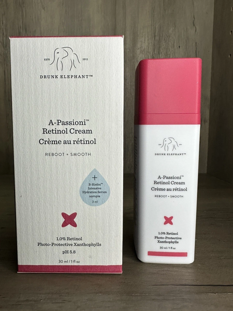 Drunk Elephant A Passioni Retinol Cream 1 oz Reboot Smooth NEW NIB Authentic