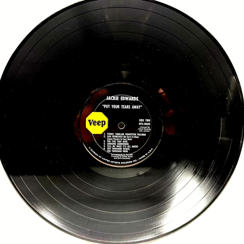 Jackie Edwards Put Your Tears Away 1968 Vinyl Veep Schallplatten Erstdruck - Bild 3 von 4