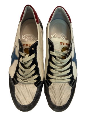 Mens Used SEPOL Leather Distressed Sneakers / Size 42 / 9 | eBay display picture 1