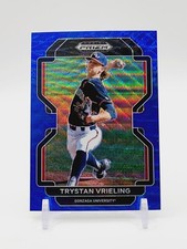 Trystan Vrieling BLUE WAVE PRIZM 2022 Panini Prizm Draft Picks #PDP100 (SP)