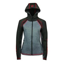 Womens Sports Hoodie Full Zip Up Ladies Hooded Sweatshirt Outdoor Jacket Coat