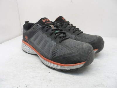 Helly Hansen Women's Aluminum Toe SP Athletic Safety Shoe Grey/Orange Size 9.5W