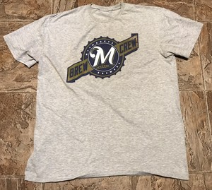 milwaukee brewers brew crew t shirt