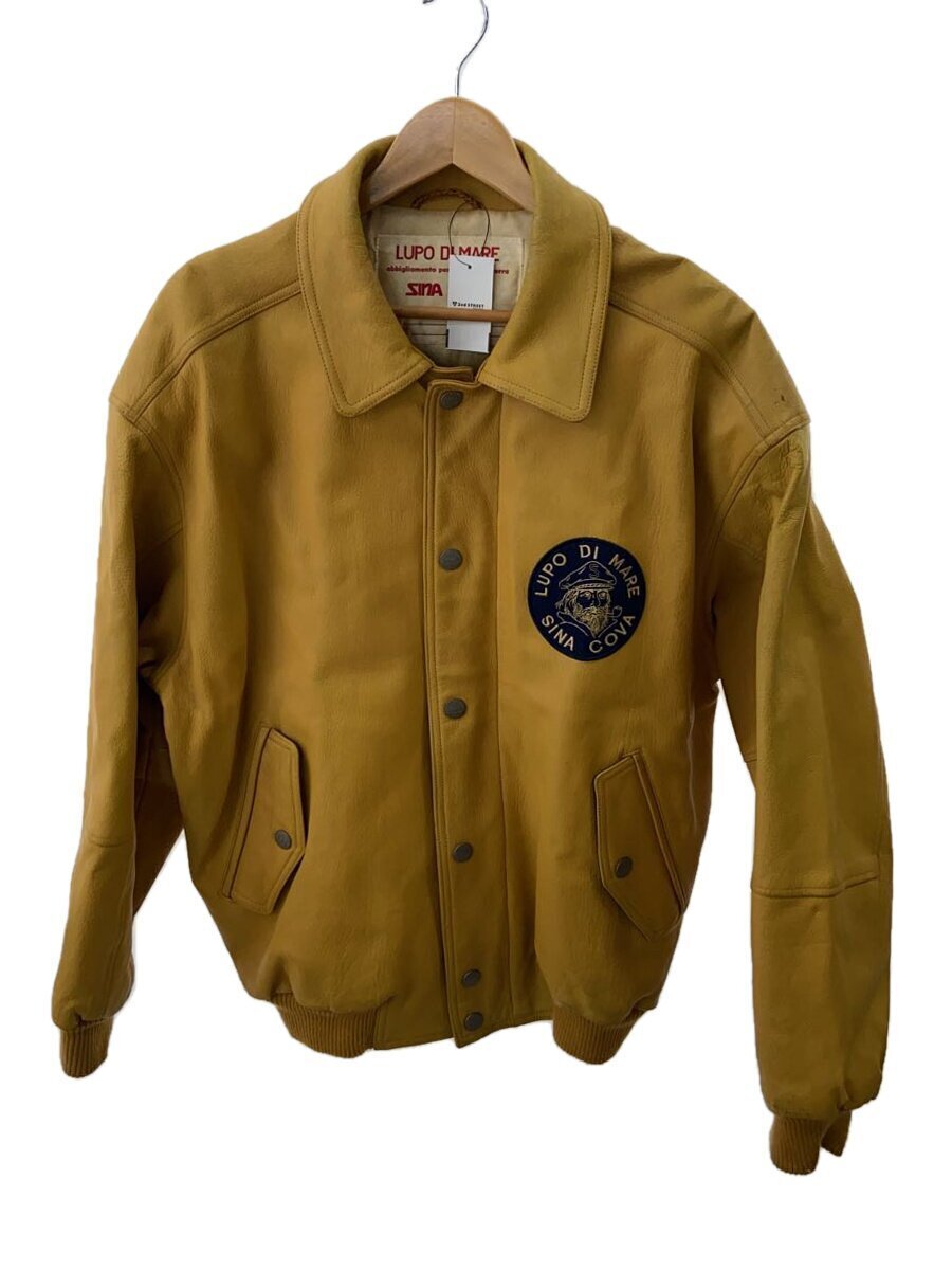 SINA COVA Leather jacket/blouson/SizeL/leather/Yellow/plain SINA COVA Leather jacket/blouson/SizeL/leather/Yellow/plain