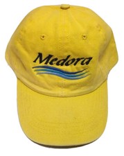 Medora Hat Tourist Destination Travel Cap North Dakota Trip Vacation Yellow ND