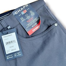 Chaps Ralph Lauren Dress Pants Performance Series Suit Separate 34/32 Charcoal