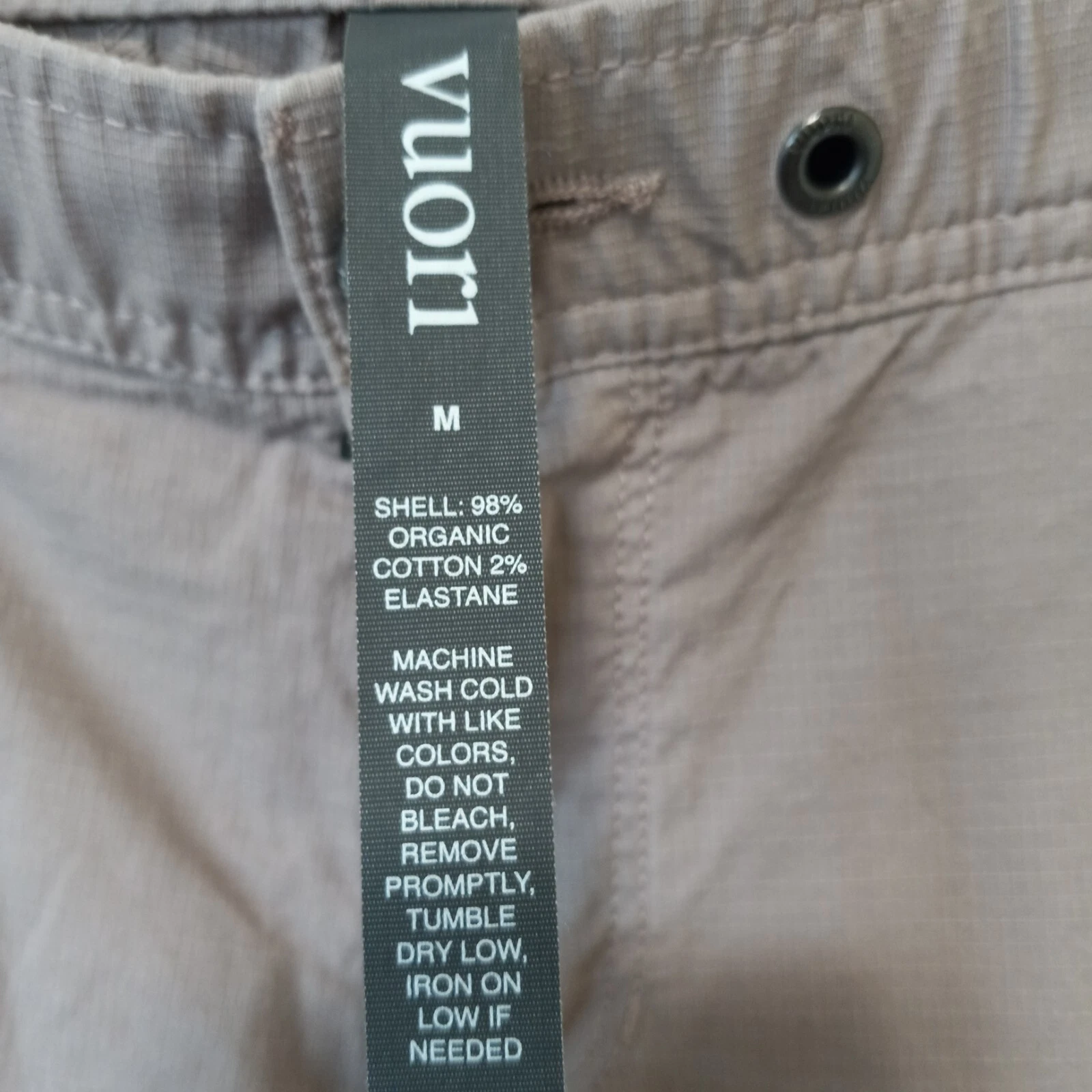 vuori organic cotton elastane ankle casual everyday pants